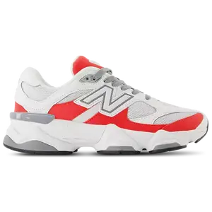 New Balance 9060 White Red Youth / Women's Perfect Casual Daily Lifestyle Sneaker Fashion Footwear Gym Walking Shoe Running Sneaker Girl