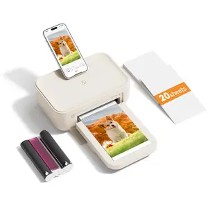 HPRT Photo Printer 4×6”, Wi-Fi Full-Color Instant Phone Phtoto Printer for iPhone, Android, Smartphone, Thermal Dye-Sublimation Impresora De Fotos for Home Use