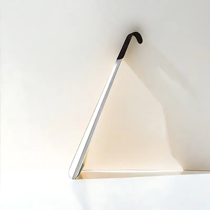 Long Handled Stainless Steel Shoe Horn, Ergonomic Footwear Accessory with a Smooth Finish and Curved Tip, Durable Design for Easy Daily Use, Shoehorn, Metal