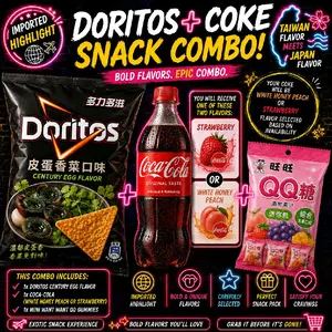 Doritos Century Egg + Coca Cola Combo