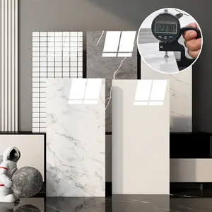 20/40Pcs Large Marble Tile Wall Stickers,PVC material Wall Paper, Easy Peel & Stick, Waterproof Self-Adhesive Panels for Kitchen, Living Room, Bathroom, Corridor, Home and Dormitory - 23.62*11.8 inch,Product details page Outdoorfun Vinyl Decorative Modern