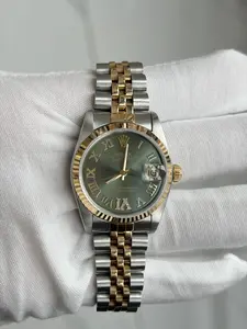 Rolex Datejust 31mm 18k Yellow Gold & Steel Custom Purple Dial Diamond at 6 WHP040242/WHP042567