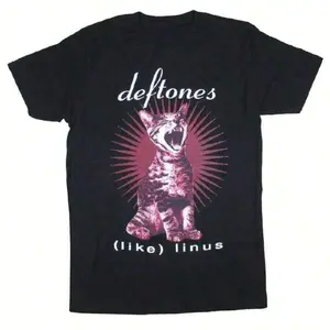 Deftones Band Graphic Tee - Oversized Cotton Summer Shirt for Men and Women, Casual Rock Short Sleeve Top
