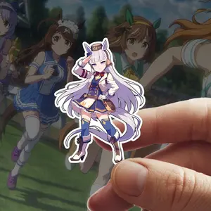 Gold Ship Starting Future 04 Umamusume Pretty Derby Cut-To-Size Waterproof Vinyl Sticker for Laptop, Water Bottle, and More!
