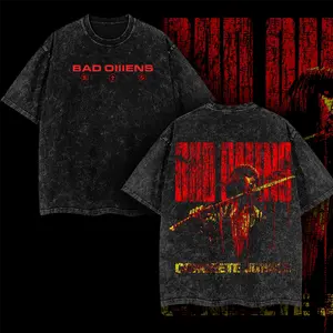 Vintage BADOMEN T-Shirt 2 Sided ,Music Graphic Tee, Rock Band Shirt, Retro Music Tee, Rock Music Lover Shirt, Vintage Band Shirts Casual Comfort Cotton Fabric Fit Top , Top Men's and Women's Clothing