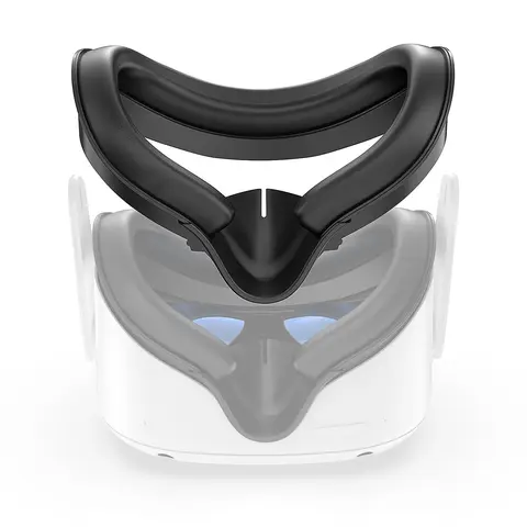 Face Cover Pad for Oculus Quest 2, 1 Count Sweatproof PU Leather Face Cushion Pad, Console Accessories, VR Accessories for Meta Quest 2, VR Stock Accessory