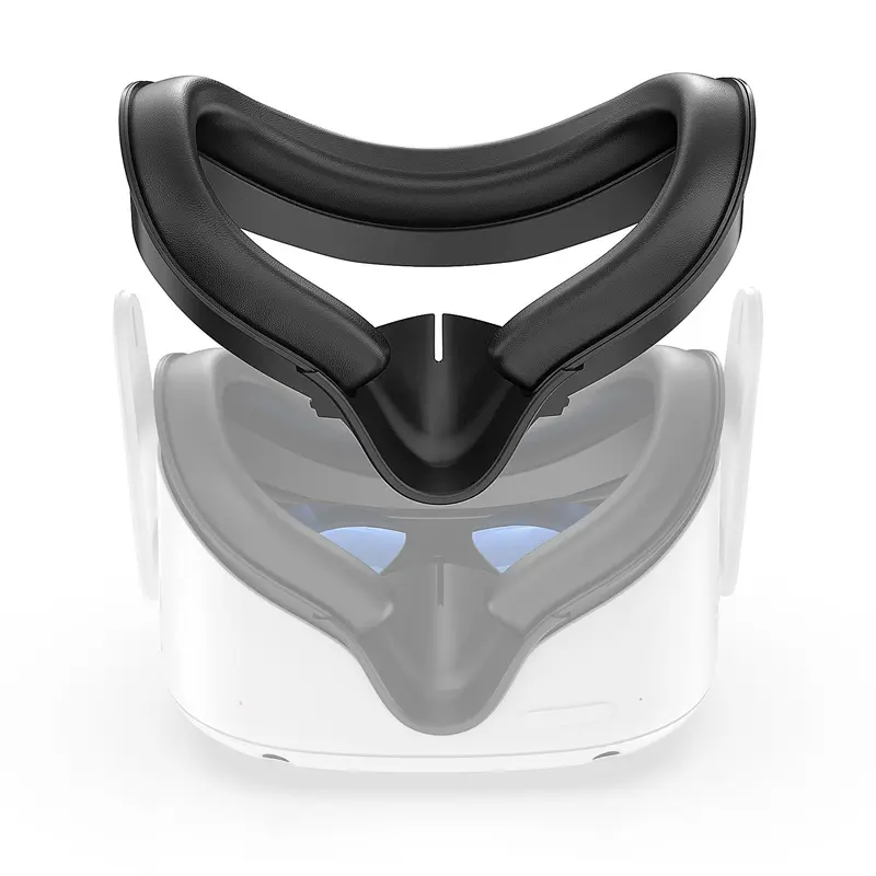 Face Cover Pad for Oculus Quest 2, 1 Count Sweatproof PU Leather Face Cushion Pad, Console Accessories, VR Accessories for Meta Quest 2, VR Stock Accessory