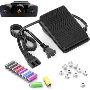 Sewing Machine Pedal and Cord for, Compatible with 359102-001 2263 4423 e99670 8280 44s 4452 2277 4411 3116 3337 1304 M3220 3342 4432 1120 50t8 3232 1507 2273 FC1902 1512 3221 2259