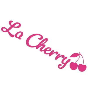 La Cherry Vinyl Decal Sticker UV & Waterproof Bumper Window Laptop Automotive Water Bottle Gift accessories – PINK 7"