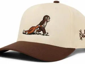 Embroidered Animal Baseball Cap Premium Two Tone Snapback Adjustable Unisex Casual Streetwear Hat Clean Minimal Everyday Cap Multi Color Options