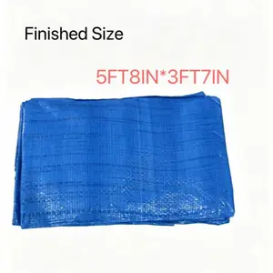 Blue Silver Tarpaulin, Tarp, Waterproof Sun Protection, Rainproof Outdoor Shade Cloth, UV Blocking Oilcloth, Durable Covering Material