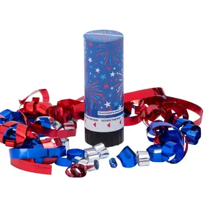 Patriotic Confetti Poppers - 12 Pc.