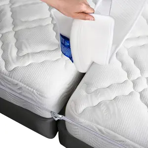 Bed Bridge Twin to King Converter Kit - Twin XL to King Connector - Mattress Conversion Bridge with Adjustable Strap for Guest Room, Kids Room, Hotel (8" Class)