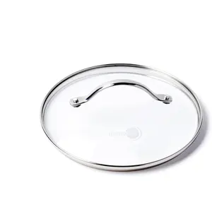 Greenpan Glass Lid with Stainless Steel Handle, 8" GreenPan