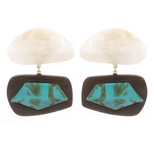 TRACY RESIN STATEMENT EARRINGS