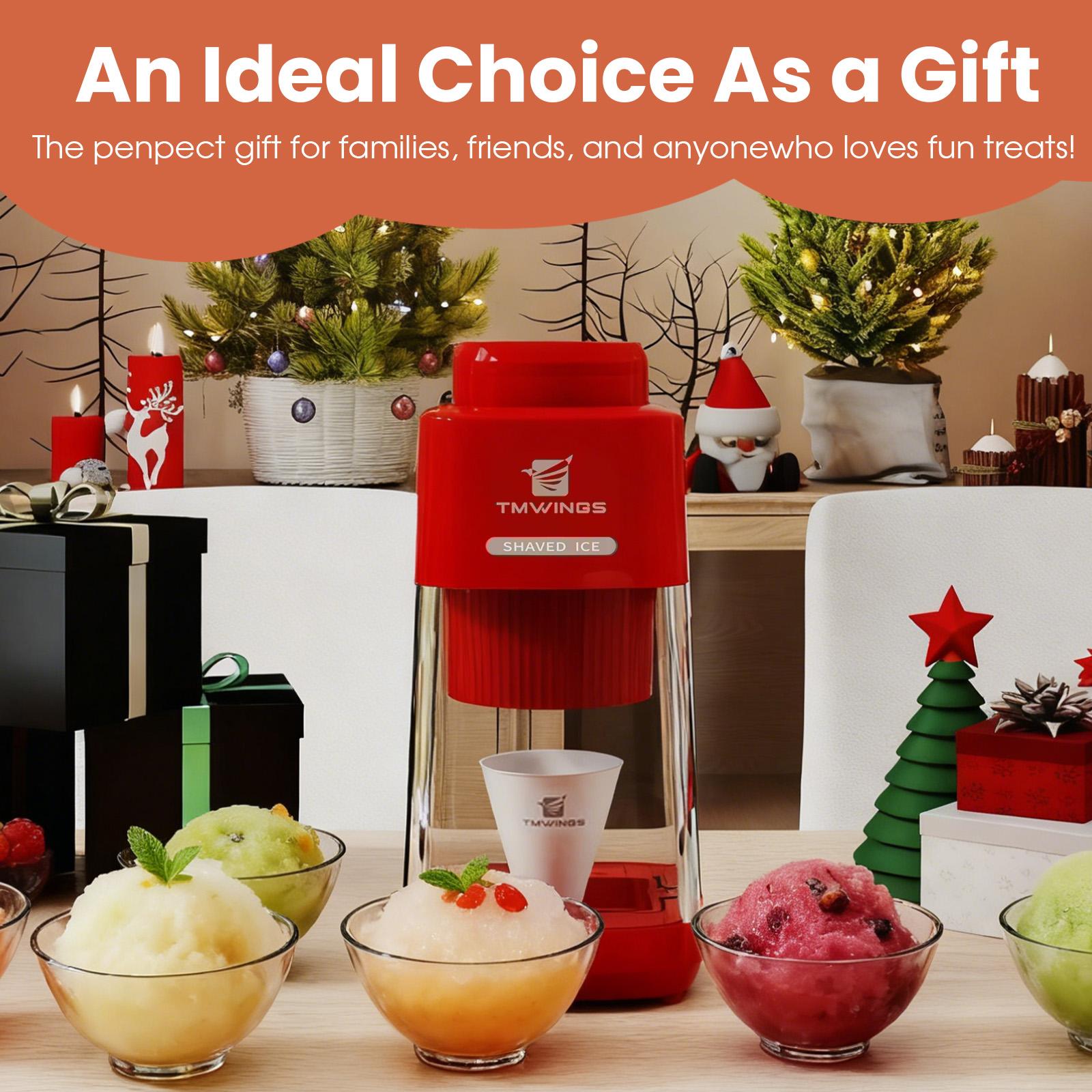 Electric Ice Shaver & Crusher – Portable Snow Cone & Slushy Maker with Stainless Steel Blades | Perfect for Summer Drinks, Cocktails, Kitchen & Parties, Automatic