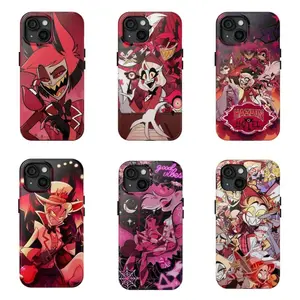 Hazbin Hotel Character Cartoon Phone Case, Stylish Phone Case, Compatible with iPhone  16, 15, 14, and 13