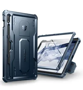 Dexnor Case for Galaxy Tab S8 / S7 11 Inch, Built-in Screen Protector & Kickstand - S Pen Holder, Heavy Duty Shockproof Full Body Protective Cover