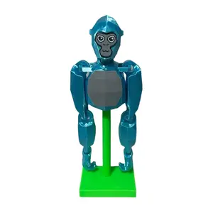 Gorilla Tag With Green Stand 6” Inch Figurine