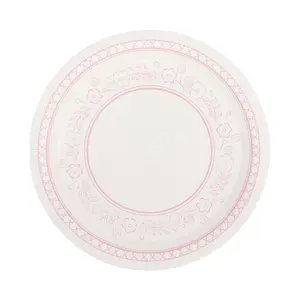 Pink Floral Cake Plates