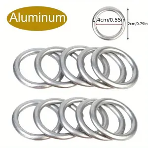 Drain gasket for the car engine oil pan, drain bolt gasket, oil drain plug gasket, replaceable parts, suitable for Volkswagen and for Audi models.