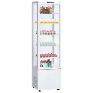 GARVEE 308L/10.9 Cu.FT Commercial Refrigerator Display Case, Display Fridge Single-Door Pastry Display Case with LED Lighting for Home Store Gym Bar