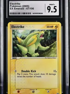 CGC Electrike Pokemon (2005) Ex Emerald - 47/106 Mint+ 9.5