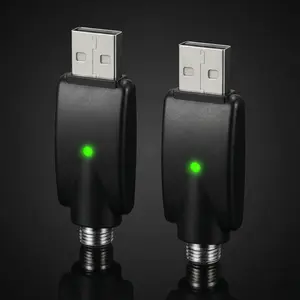 Intelligent USB 510 Threaded Charging Cable with LED Indicator Fast Charging for Styluses & Portable Soldering Irons Durable PVC Material Safe Overcharge Protection