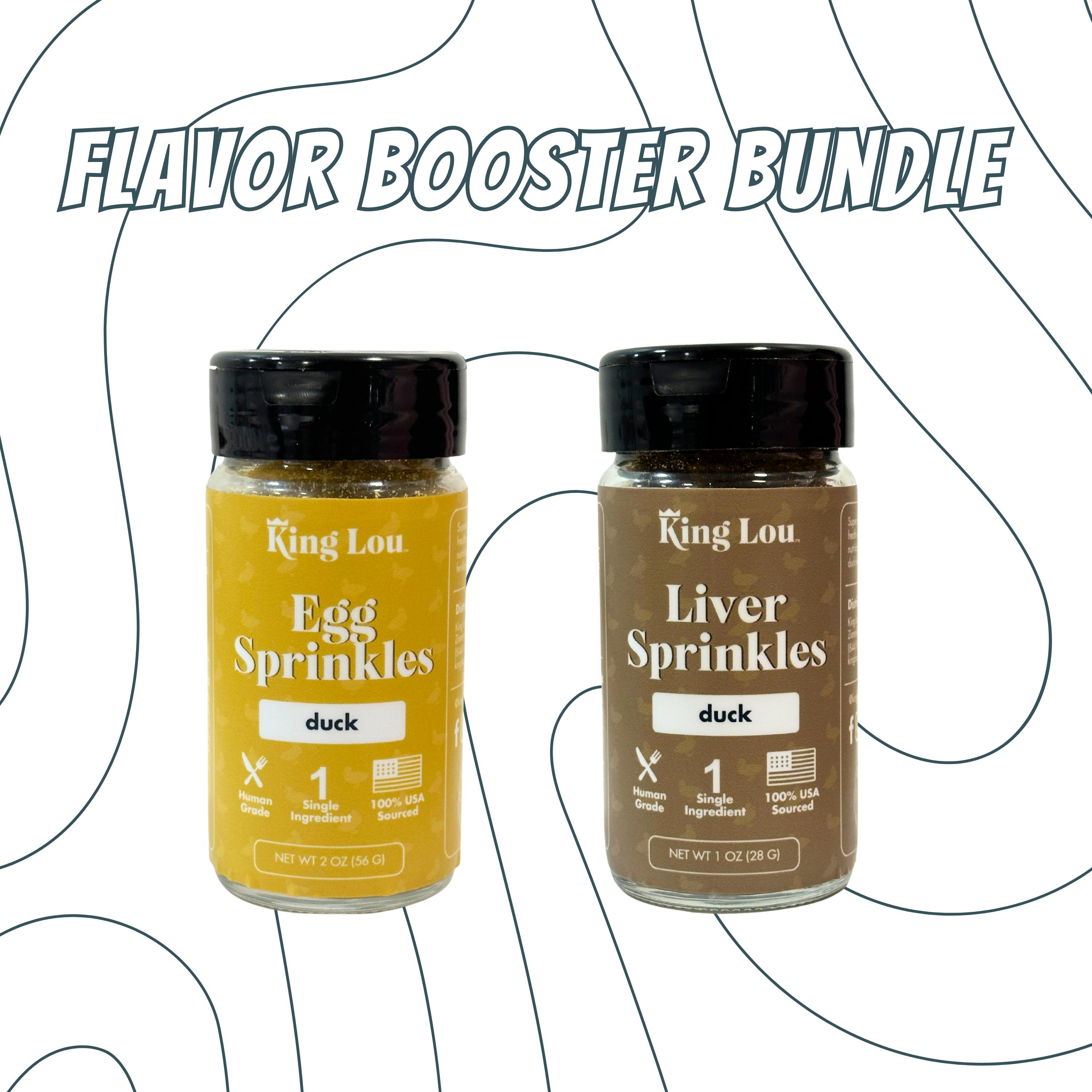 Flavor Booster Bundle, USA 100% Sourced and Produced, Healthy Single-Ingredient Human-Grade Natural Treats for Dogs and Cats- Exclusive Bundle Pack