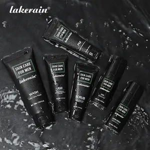 Men's Skincare, Skin Care Moisturizers, 6PCS/Set Oil Control, Deep Cleansing, Hydration, Moisturizing Kit, Mini Travel Size including Face Wash + Scrub + Day/Night Eye Serum + SPF Hydrating Day Cream + Night Cream, Business Travel & Daily Use
