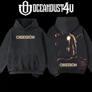 OceanDust4U Retro Vintage Limited Edition Obsession 100% Premium Cotton Oversized Pre-Washed Classic Streetwear Top