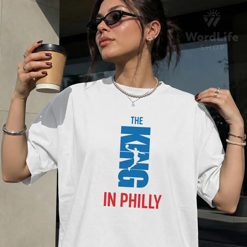 Comfort Colors LeBron James Tee, Basketball Shirt, Vintage Sports Tee, Sixers Fan Gift, Gift for Him, Gift for Her