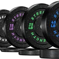 190lbs(45lb*2+35lb*2+15lb*2)