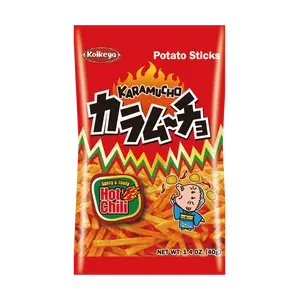 KOIKEYA Karamucho Spicy Potato Chips - Japanese Savory Snack, 40g Bag