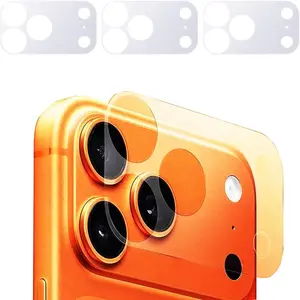 4PCS Pack Camera Lens Sticker for iPhone 17 Pro Max, [1:1 [Anti Fingerprint] Matte Camera Protective Film, Camera Skin Plateau Protector, Case Friendly