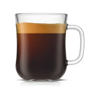 Joyjolt JoyJolt 16 oz. Diner Tea Coffee Mugs 6-pc. Glasses Set