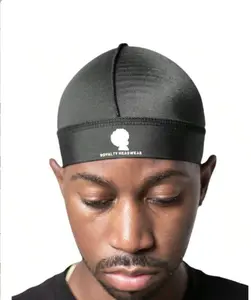 Royalty Headwear Silky Wave Cap for 360, 540 & 720 Waves, Soft Breathable Durag Skull Cap Beanie for Men