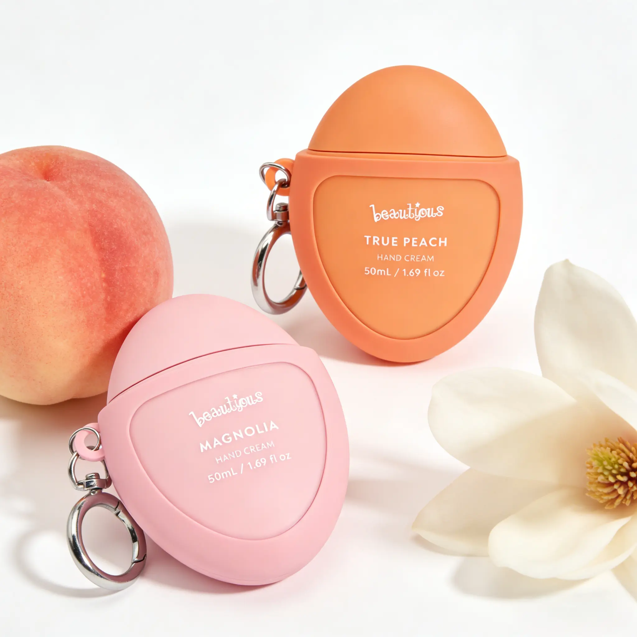 Nourishing Hand Cream – Peach Extract + Magnolia Infusion – Deep Hydration for Hands, Nails & Cuticles – Smooth & Non-Greasy – [Beautyous]