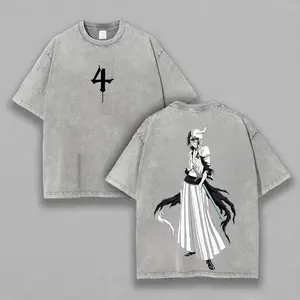 Bleach Ulquiorra·Cifer Printed Unisex Washed T-Shirt78