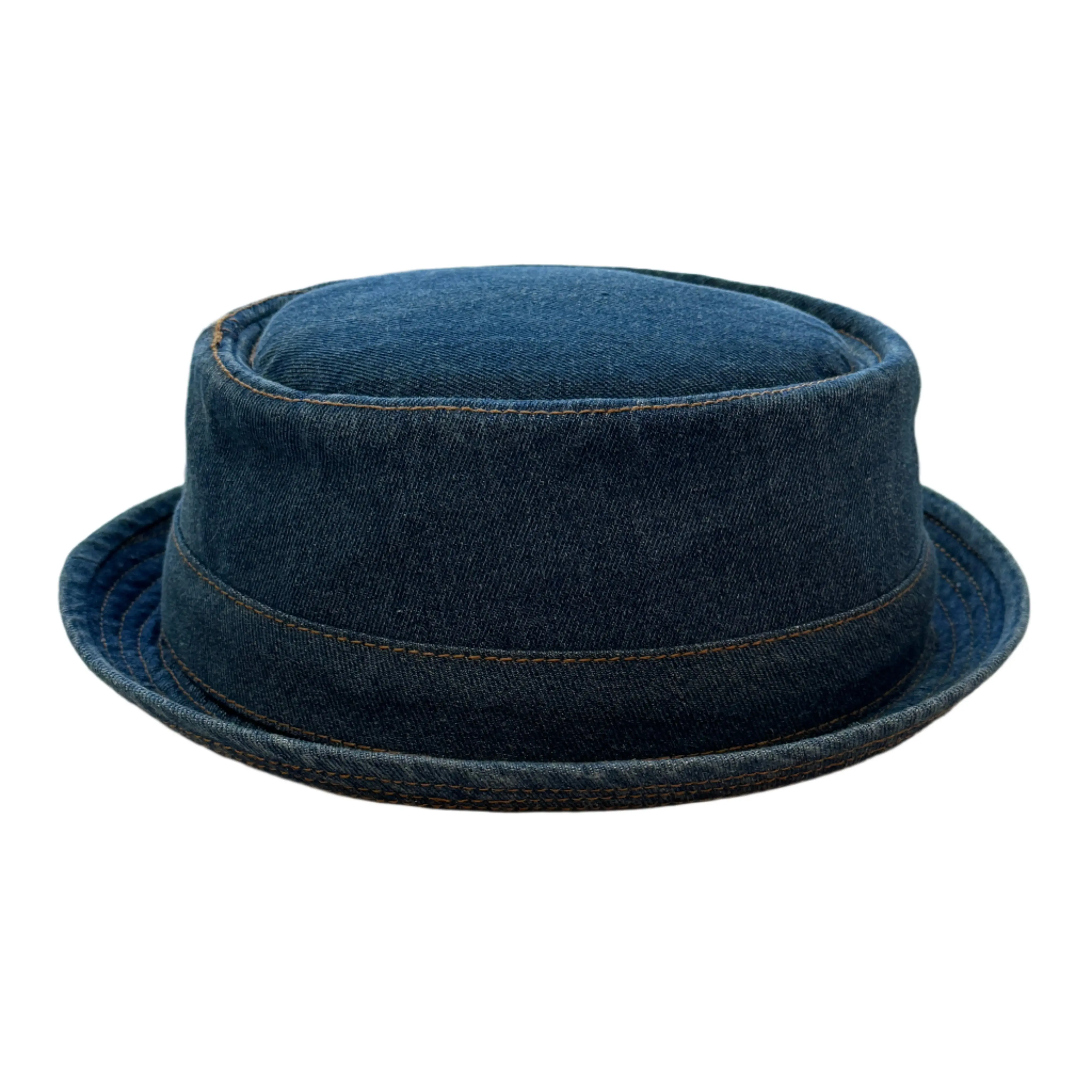 TheAmericanHats Pork pie hat, boater hat, gambler hat, flat top, up brim, hat for men & women, short brim hat, sun hat, denim hat