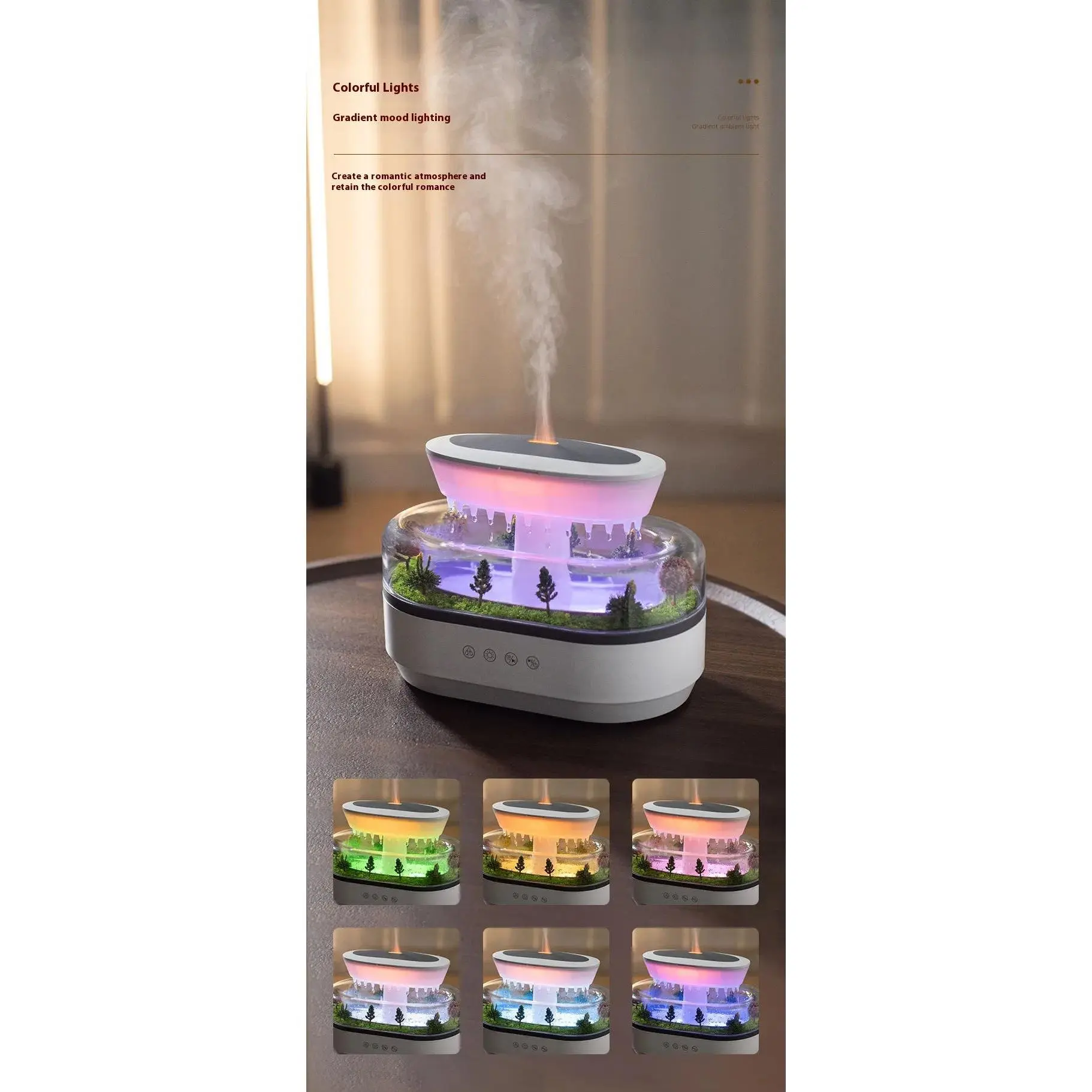Landscape Aroma Raindrop Humidifier Diffuser