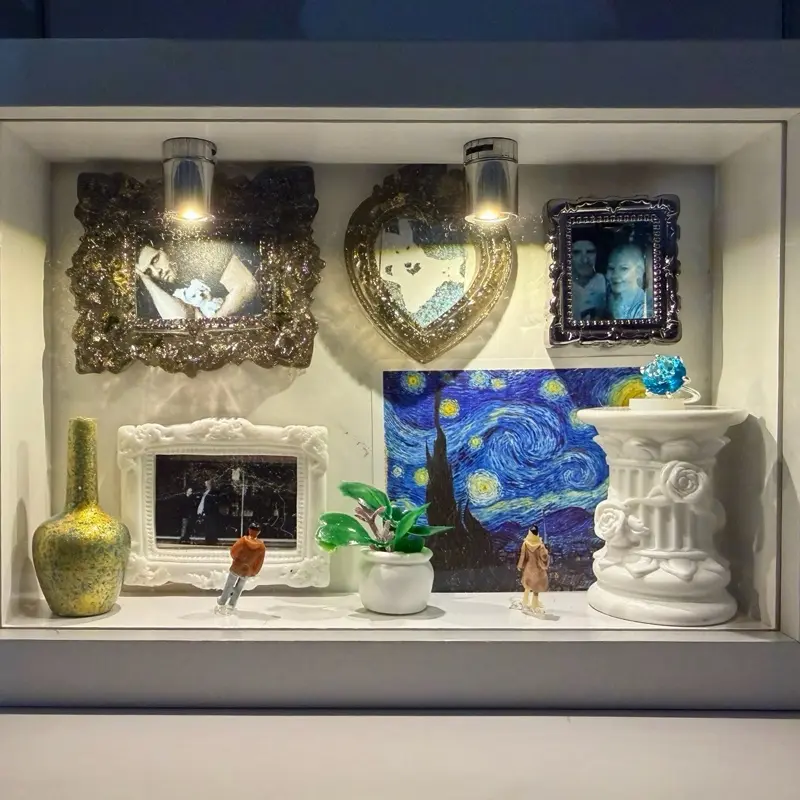 This Is Us | West Bourbon Conservatory Miniature Museum Kit | Shadowbox Craft Making Kit with Accessories