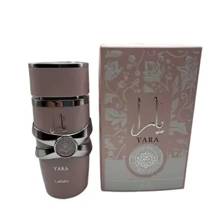 Lattafa Yara for Women Eau de Parfum 100ml 3.4 fl oz Perfume with Elegant Pink Design Floral & Gourmand Notes Heliotrope Orchid Tangerine Gourmand Accord