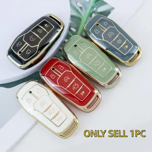 Car Key Case Cover, Anti-Fall & Dust-proof Key Cases, Key Covers, Car Key Holder, Key Protector for Ford Fusion, Mustang, F150, Edge, Explorer, Lincoln MKZ, MKC, MKX Remote