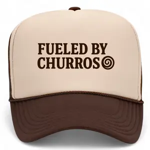 Fueled By Churros Trucker Hat - Unisex Viral Trendy Theme Park Hat for Men & Women