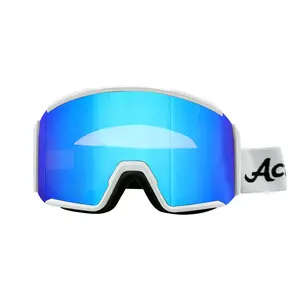 Panoramic Anti-Fog Snow Goggles for Men Adults, ultraviolet rays, sandstorms, strong winds and fog Ski Snowboard Motocross Goggles, Shatterproof Lens with UV Protection, Windproof Design