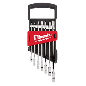 Milwaukee 48-22-9506 7pc Ratcheting Combination Wrench Set - Metric