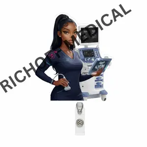 Rich Off Medical | NEW! Sonographer Med Barb Badge Reel