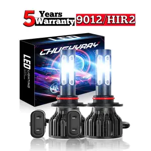 For Cadillac XT5 2017 2017 2019 - 2x 9012 Front LED Headlight 6000K Bulbs Hi/Lo Beams