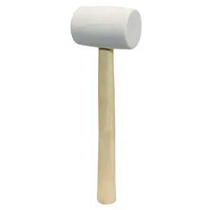 Allied 31383 16 oz White Rubber Mallet Hammer